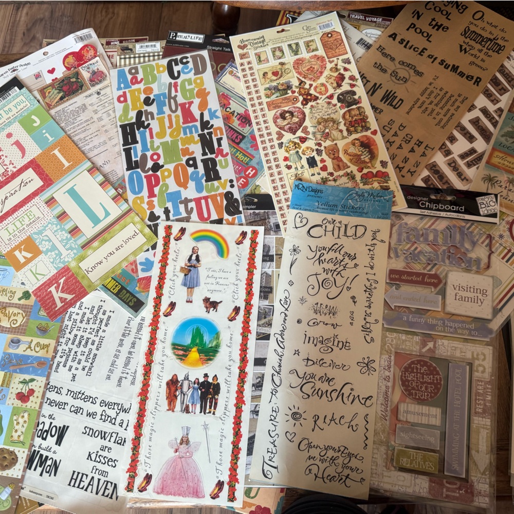 Assorted Scrapbooking Stickers - Picture 3 of 6